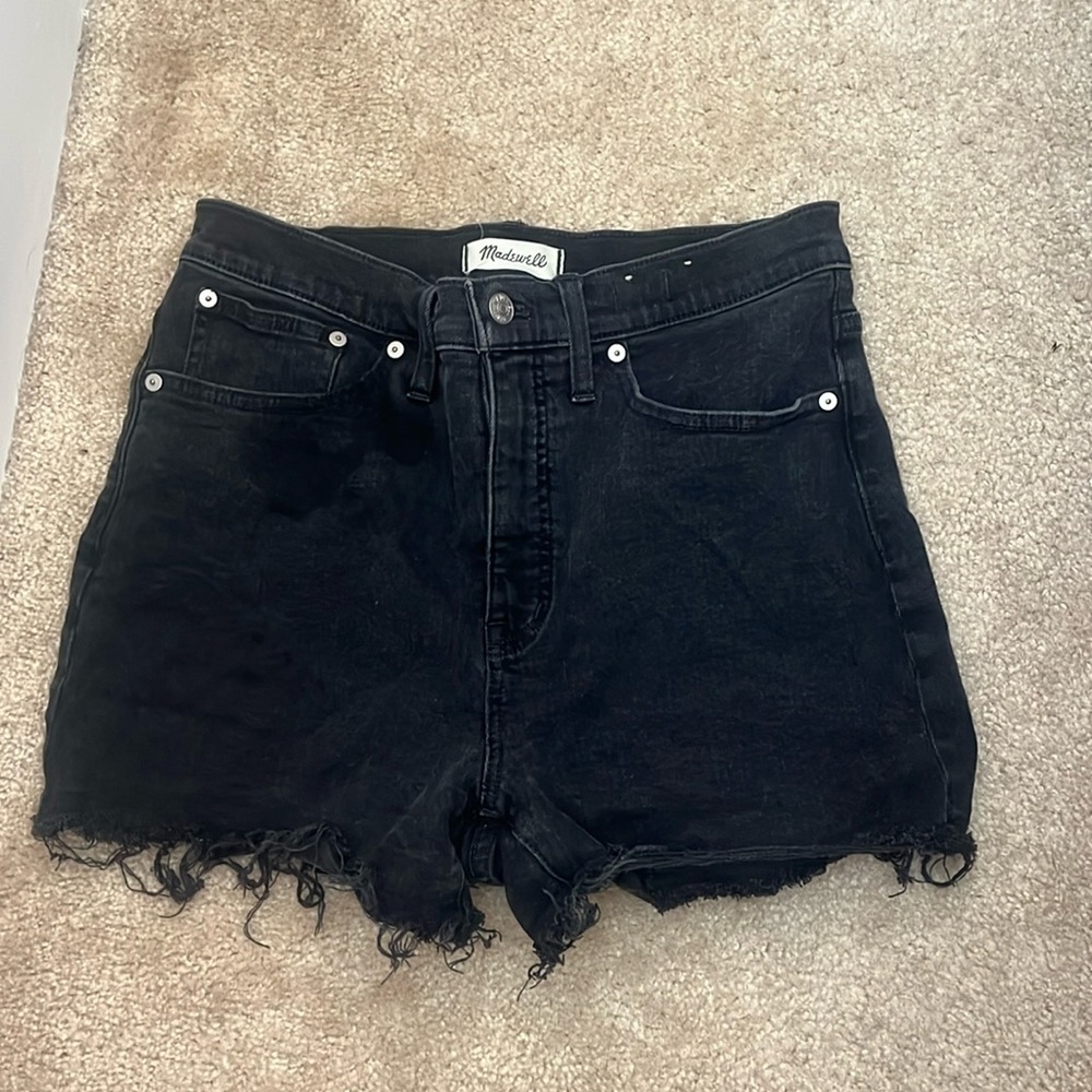 Madewell high rise denim shorts